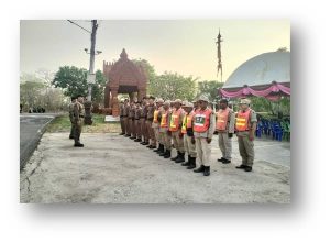 ประชุมชี้แจงก่อนการปฏิบัติภารกิจรักษาความปลอดภัยและอำนวยความสะดวกการจราจรงานประเพณีขึ้นเขาสวาย ประจำปี 2568