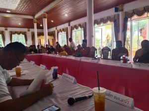 ร่วมประชุม คณะสงฆ์ตำบลนาบัว ณ วัดศรีธรรมาราม